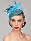 baratos Chapéus e Fascinators-Fascinadores Peça para Cabeça Pena Casamento Kentucky Derby Elegante &amp; Luxuoso Com Penas Capacete Chapéu