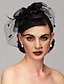 お買い得  帽子、ヘッドドレス-魅力的な人 ヘッドピース 羽毛 結婚式 ケンタッキーダービー エレガント・豪華 と フェザー かぶと 帽子