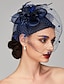 preiswerte Mützen und Kopfputz-Fascinatoren Kopfbedeckung Feder Hochzeit Kentucky Derby Elegant und luxuriös Mit Feder Kopfschmuck Kopfbedeckung