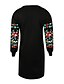 cheap Women&#039;s Dresses-Women&#039;s Shift Dress Long Sleeve Solid Colored Print Fall Winter Basic Streetwear Going out Black S M L XL / Sexy