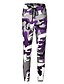 cheap Women&#039;s Pants-Women&#039;s Slim Pants - Camouflage High Waist Wine Purple Blushing Pink S M L