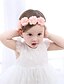 olcso Gyerekfejfedők-Kisgyermek Lány Aktív Virágos / Egyszínű Sifon Hajdísz Arcpír rózsaszín Egy méret