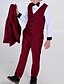 cheap Outerwear-Kids Boys&#039; Basic Street chic Holiday School Solid Colored Print Long Sleeve Regular Regular Suit &amp; Blazer Wine