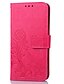 cheap Huawei Case-Case For Huawei Huawei Honor 7A Card Holder / Flip Full Body Cases Solid Colored / Flower Soft PU Leather for Huawei Honor 7A
