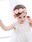 olcso Gyerekfejfedők-Kisgyermek Lány Aktív Virágos / Egyszínű Sifon Hajdísz Arcpír rózsaszín Egy méret