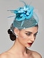Χαμηλού Κόστους Καπέλα και Διακοσμητικά-Γοητευτικά Τεμάχια Κεφαλής Φτερό Γάμου Κεντάκι Ντέρμπι Κομψό &amp; Πολυτελές Με Φτερό Ακουστικό Καπέλα