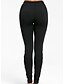 cheap Leggings-Women&#039;s Daily Basic Legging Solid Colored Print High Waist Black S M L