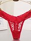 preiswerte Sexy Dessous-Damen Spitze Sexy G-Strings &amp; Tangas - Normal, Solide Niedrige Taillenlinie Rosa Rote Blau S M L