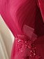 cheap Prom Dresses-A-Line Evening Dresses Plus Size Dress Engagement Floor Length Short Sleeve V Neck Lace with Bow(s) Criss Cross 2022 / Formal Evening