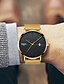 ieftine Ceasuri Oțel Inoxidabil-Bărbați Ceas de Mână Cuarţ Modă Rezistent la Apă Calendar / dată / zi Cronograf Analogic Albastru / Negru Negru și Auriu Roz auriu / Doi ani / Oțel inoxidabil / Japoneză