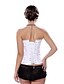 cheap Corsets-Women&#039;s Satin / Cotton Drawstring Corsets / Retro Vintage - Jacquard / Vintage, Print White Black S M L