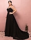 cheap Evening Dresses-A-Line Plus Size Engagement Formal Evening Dress Jewel Neck Short Sleeve Court Train Satin with Pleats 2022 / Illusion Sleeve