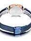 abordables Montres Quartz-MINI FOCUS Femme Montres de luxe Montre Montre en or Quartz Acier Inoxydable Bleu / Argent / Doré 30 m Montre Décontractée Cool Analogique dames Elégant Minimaliste - Dorée Rose Dorée Argent Un ans