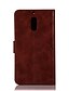 cheap Other Phone Case-Case For Nokia Nokia 8 / Nokia 6 / Nokia 5 Wallet / Card Holder / with Stand Full Body Cases Solid Colored Hard PU Leather
