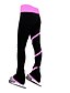 cheap Ice Skating Dresses , Pants &amp; Jackets-Figure Skating Pants Women&#039;s Girls&#039; Ice Skating Tights Bottoms White Purple Yellow Polar Fleece High Elasticity Training Competition Skating Wear Thermal Warm Spiral Stripe Ice Skating Figure Skating