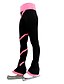 cheap Ice Skating Dresses , Pants &amp; Jackets-Figure Skating Pants Women&#039;s Girls&#039; Ice Skating Tights Bottoms White Purple Yellow Polar Fleece High Elasticity Training Competition Skating Wear Thermal Warm Spiral Stripe Ice Skating Figure Skating