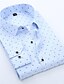 abordables Chemises-Chemise Homme Soirée Mariage du quotidien Graphique Grande Taille Manches Longues Standard Polyester basique Col Classique