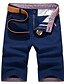 cheap Men&#039;s Pants-Men&#039;s Street chic Daily Chinos / Shorts Pants - Solid Colored Blue Royal Blue Khaki 28 29 30