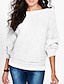 cheap Sweaters-Women&#039;s Pullover Knitted Solid Color Stylish Basic Casual Long Sleeve Batwing Sleeve Regular Fit Regular Sweater Cardigans Boat Neck Fall Winter Blue Wine Black / Going out