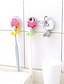 cheap Bathroom Organizer-Hooks For Children Cartoon PVC(PolyVinyl Chloride) Material Toothbrush Accessories for Bathroom 1pc