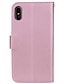 cheap iPhone Cases-Case For Apple iPhone X / iPhone 8 Plus / iPhone 8 Wallet / Card Holder / with Stand Full Body Cases Flower Hard PU Leather