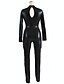 cheap Zentai Suits-Outfits Catsuit Skin Suit Cosplay Motorcycle Girl Adults&#039; Highschool Faux Leather Spandex Fabric Cosplay Costumes Women&#039;s Solid Colored Masquerade