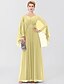 cheap Mother of the Bride Dresses-Sheath / Column Mother of the Bride Dress Formal Elegant Classic &amp; Timeless Elegant &amp; Luxurious V Neck Floor Length Chiffon Long Sleeve with Pleats Beading 2024