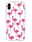 olcso iPhone-tokok-Case Kompatibilitás Apple iPhone XS Max Porálló / Ultra-vékeny / Minta Fekete tok Flamingó / Állat Puha TPU