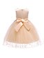 olcso Ruhák-Kids Girls&#039; Active Sweet Party Holiday Solid Colored Sequins Sleeveless Knee-length Dress Blushing Pink