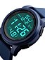 cheap Digital Watches-Men&#039;s Sport Watch Digital Watch Digital Sparkle Water Resistant / Waterproof Calendar / date / day Chronograph Digital Black Blue Green / Two Years / Quilted PU Leather / Japanese