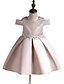 Недорогие Платья-Девушки &#039; С короткими рукавами Однотонный 3D печатная графика Платья Классический Платье Дети