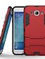 cheap Phone Cases &amp; Covers-Case For Samsung Galaxy J7 (2016) Shockproof / with Stand Back Cover Solid Colored Hard PC