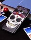 cheap Samsung Cases-Case For Samsung Galaxy S9 / S9 Plus / S8 Plus IMD / Translucent Back Cover Skull Soft TPU