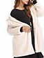 cheap Women&#039;s Fur &amp; Faux Fur Coats-Women&#039;s Work / Club Sexy / Punk &amp; Gothic Winter Plus Size Long Fur Coat, Solid Colored Black &amp; Gray Shirt Collar Long Sleeve Faux Fur / Polyester Beige / Yellow / Fuchsia