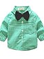 halpa Vaatesetit-Baby Boys&#039; Active Basic School Daily Cotton Color Block Geometric Long Sleeve Regular Clothing Set Green Red Light Blue / Toddler