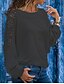 cheap Women&#039;s Blouses &amp; Shirts-Women&#039;s Daily Basic Shirt - Solid Colored Black