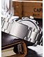 ieftine Ceasuri Oțel Inoxidabil-Bărbați Ceas de Mână Aviation Watch Japoneză Quartz Oțel inoxidabil Negru / Argint / Auriu Calendar Cronograf Ceas Casual Analog Atârnat Modă - Argintiu / negru Auriu / Negru Negru / Alb Doi ani