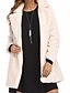 cheap Women&#039;s Fur &amp; Faux Fur Coats-Women&#039;s Work / Club Sexy / Punk &amp; Gothic Winter Plus Size Long Fur Coat, Solid Colored Black &amp; Gray Shirt Collar Long Sleeve Faux Fur / Polyester Beige / Yellow / Fuchsia