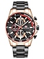 levne Quartz hodinky-MINI FOCUS Křemenný pro Muži Analogové Křemenný Klasický styl Šestičlenná šesticípá Luxus Kalendář Svítící Slitina Nerez / japonština / japonština