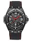 cheap Sport Watches-ASJ Men&#039;s Sport Watch Japanese Quartz Casual Water Resistant / Waterproof Analog Black / Silver Black / One Year / Genuine Leather / Calendar / date / day / Genuine Leather / SSUO AG4