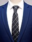 お買い得  スーツ-男性用 結婚式 スーツ ノッチドラペル スタンダードフィット シングルブレスト 一つボタン ストレートノーフラップ ソリッド スパンデックス