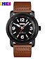 cheap Leather band Watches-SKMEI Men&#039;s Dress Watch Wrist Watch Quartz Casual Water Resistant / Waterproof Casual Watch Analog Black Brown / One Year / Genuine Leather