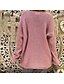 זול סוודרים לנשים-Women&#039;s Daily Basic Solid Colored Long Sleeve Loose Regular Cardigan, Deep V Cotton Black / Blushing Pink / Yellow S / M / L