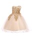 olcso Ruhák-Kids Girls&#039; Active Sweet Party Holiday Solid Colored Sequins Sleeveless Knee-length Dress Blushing Pink