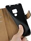 cheap Huawei Case-Case For Huawei Huawei Nova 3i / Huawei Honor 9i / Mate 10 Wallet / Card Holder / with Stand Full Body Cases Solid Colored Hard Genuine Leather