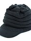 cheap Women&#039;s Accessories-Women&#039;s Basic Knitwear Baseball Cap-Solid Colored Winter Black Wine Light gray