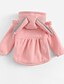cheap Sweaters &amp; Cardigans-Kids Girls&#039; Active Solid Colored Long Sleeve Regular Jacket &amp; Coat Blushing Pink