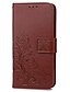 cheap Huawei Case-Case For Huawei Honor 8 Card Holder / Flip Full Body Cases Solid Colored / Flower Soft PU Leather for Honor 8