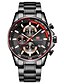 levne Quartz hodinky-MINI FOCUS Křemenný pro Muži Analogové Křemenný Klasický styl Šestičlenná šesticípá Luxus Kalendář Svítící Slitina Nerez / japonština / japonština