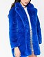 cheap Women&#039;s Fur &amp; Faux Fur Coats-Women&#039;s Work / Club Sexy / Punk &amp; Gothic Winter Plus Size Long Fur Coat, Solid Colored Black &amp; Gray Shirt Collar Long Sleeve Faux Fur / Polyester Beige / Yellow / Fuchsia